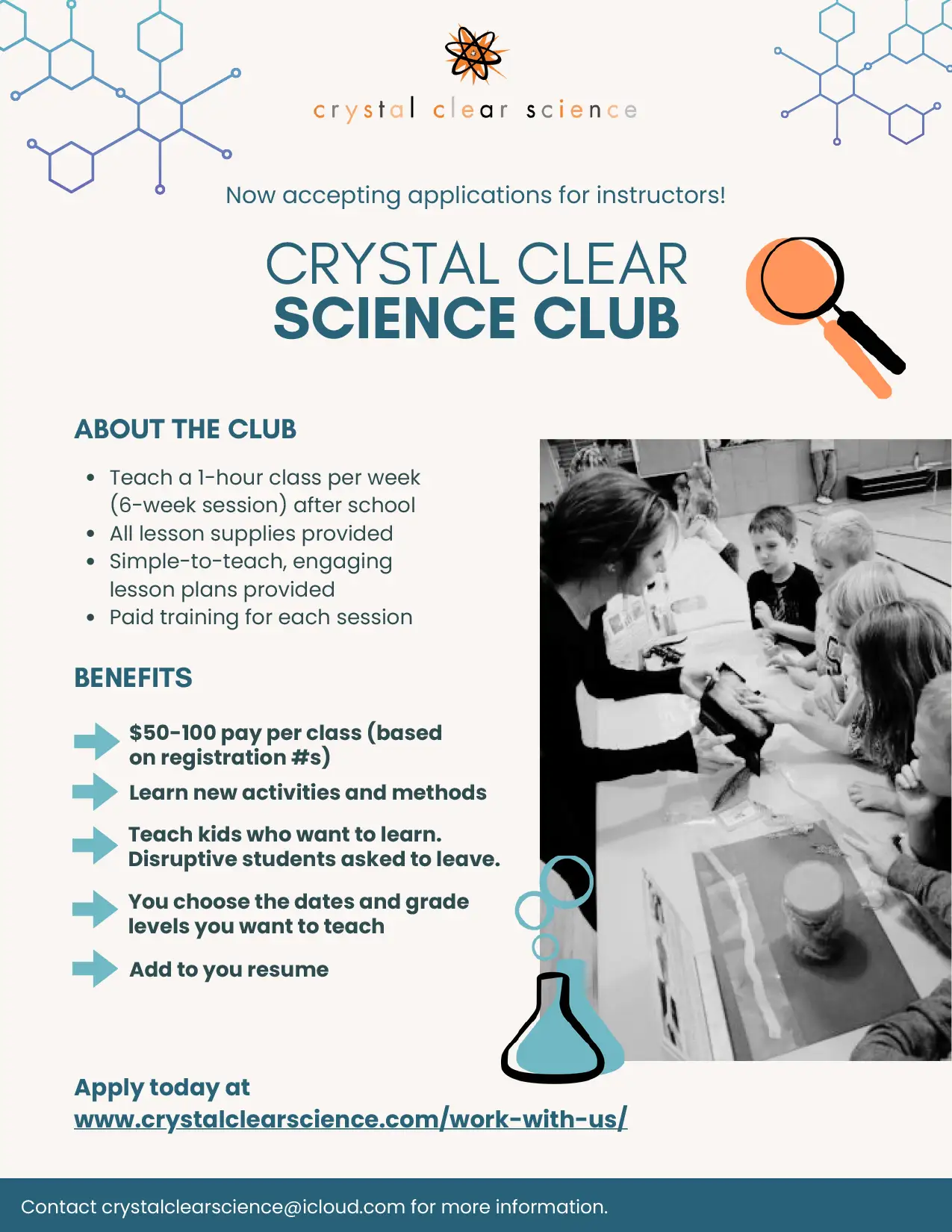 Science Club Flyer - for teachers