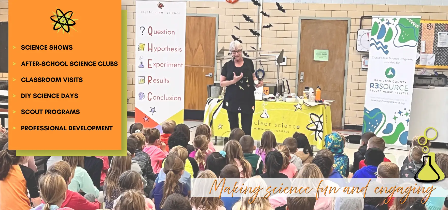 banner Making science fun and engaging