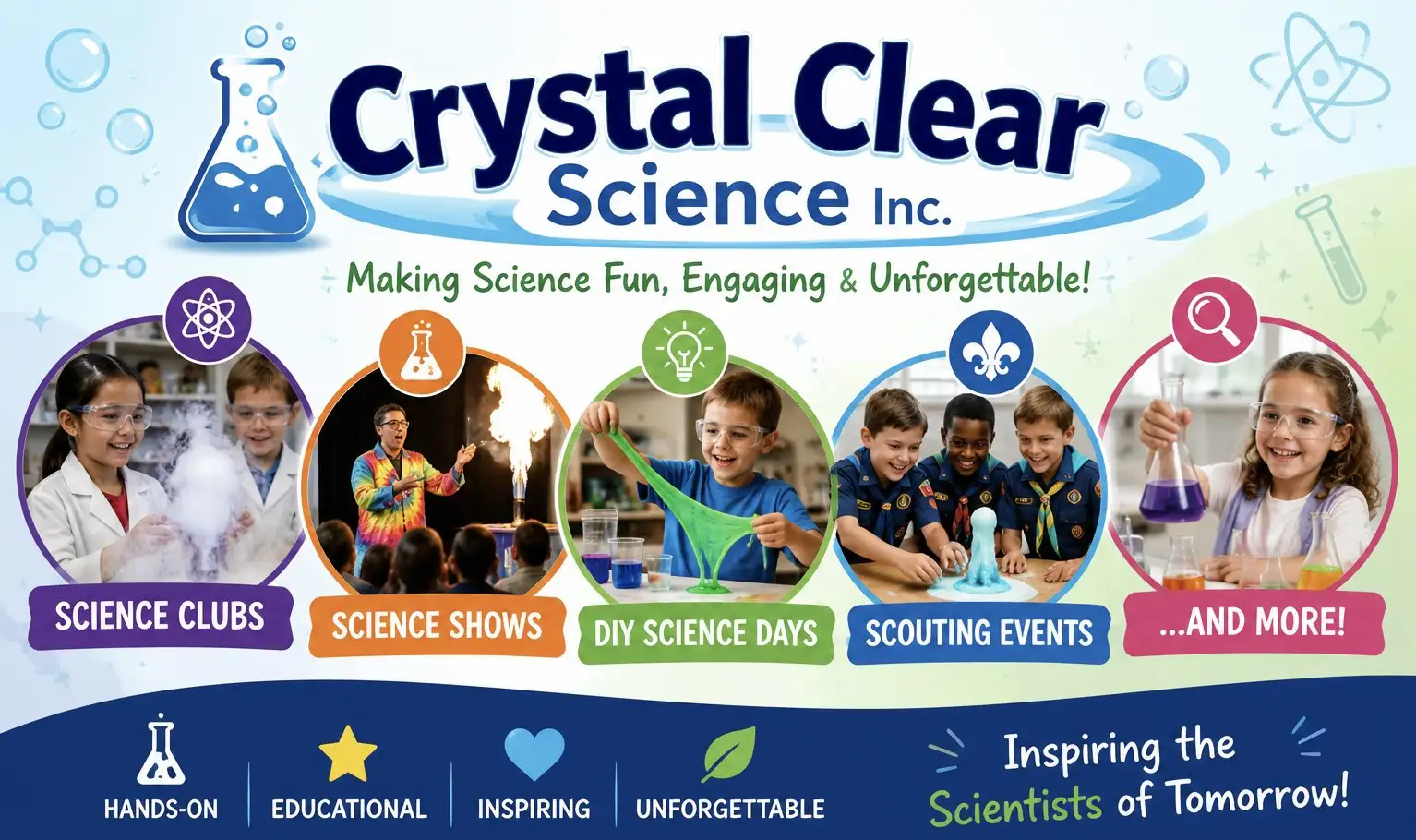 banner Crystal Clear Science